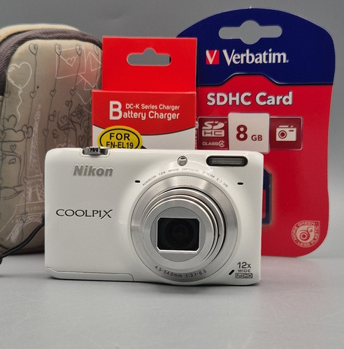 Nikon coolpix s6500 white - nikon,