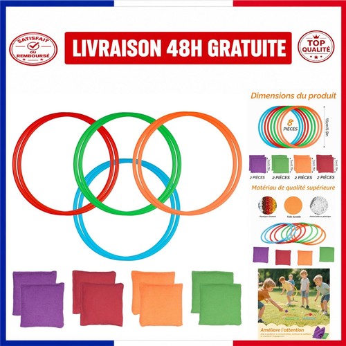 Jeu lancer anneaux sacs - jeu,