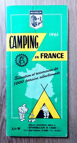 Camping france 1961 guide - camping,