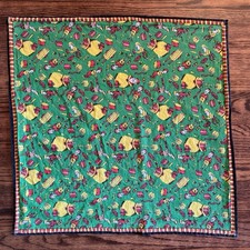 LUSH Cosmetics RE-WRAP Christmas LIMITED EDITION Organic Cotton 22” Square Scarf