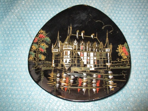 Assiette faïence noire - assiette, en