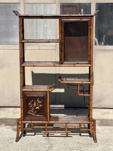 étagère vitrine japonisante - Étagère-vitrine,