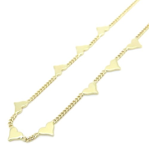 Collier chaîne cœur or - collier,