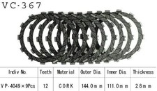 Kit Disques d'Embrayage Garnis Rg 500 Gamma 1985/1987
