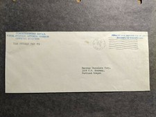 USS PETROF BAY CVE-80 1944 Official WWII Naval Cover to HERSHEY CHOCOLATE