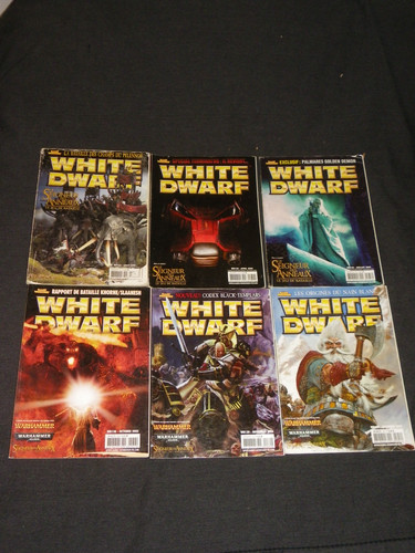 Lot magazines white dwarf - lot,