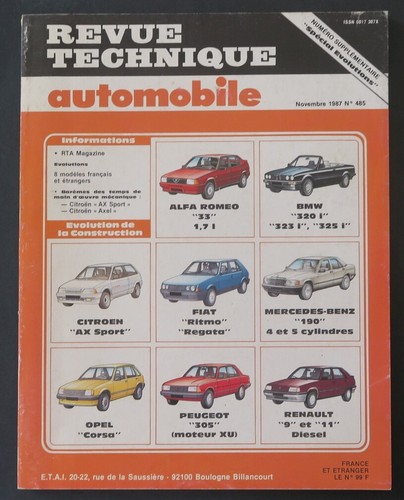 Revue technique automobile - revue,