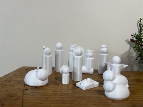 Mini crèche moderne poche - de,