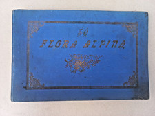 HERBIER : 50 Flora Alpina  (50 Plantes) en 12 planches Noms en  Latin COMPLET