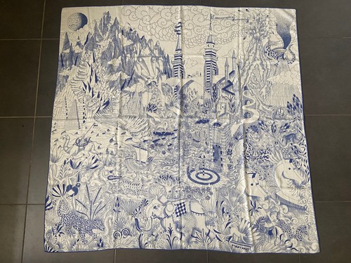 Foulard châle hermès 140 - foulard,