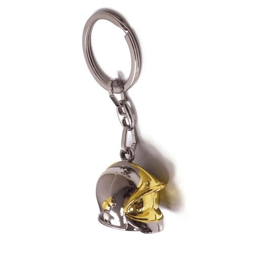 Porte cles casque pompier - f1,