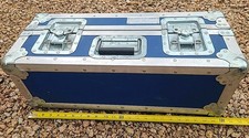 ANVIL CASES A.T.A  FLIGHT CASE / ROAD CASE BLUE NICE CONDITION 24 X 10 X 9