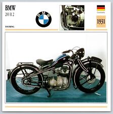 BMW 200 R 2 1931 Germany Edito Service Atlas Motorcycle Card