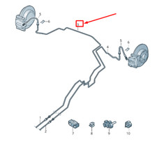 VW SHARAN 7N Conduite de frein