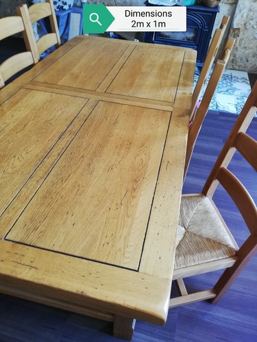 Table bois m 6 - table , 1
