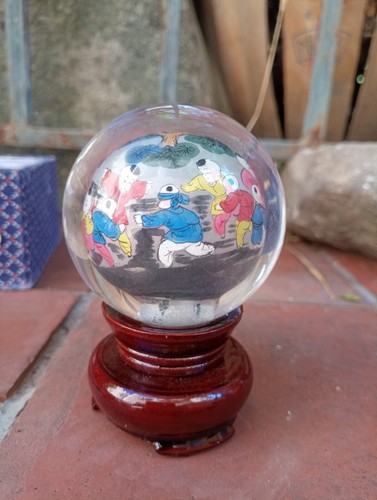 Boule cristal chinoise - boule,
