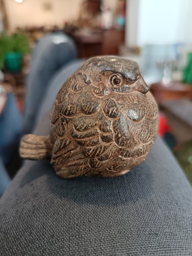 Moineau bronze signé - moineau,