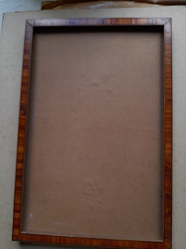 Cadre ancien bois rose - de, a