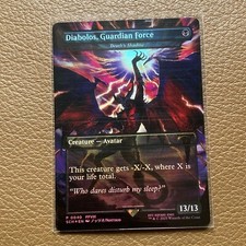 MTG Diabolos, Guardian Force / Death's Shadow Final Fantasy SCH promo FOIL