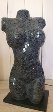 Lampe buste femme mosaique 40cm