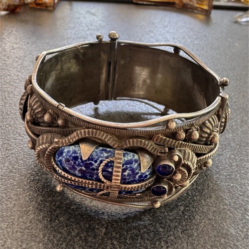 Bracelet manchette ancien - bracelet,