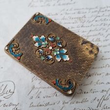 BOITE COFFRET Laiton Emaillé