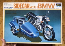BMW R75/5 WITH SIDECAR 1/10 & 1/48 KAWASAKI POLICE 1000 BIKE MODEL KIT
