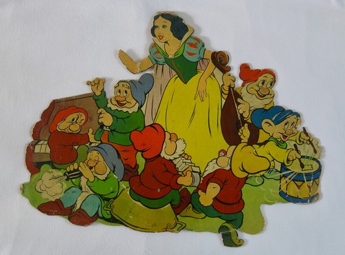 Disney ancien grand carton - disney,ancien,