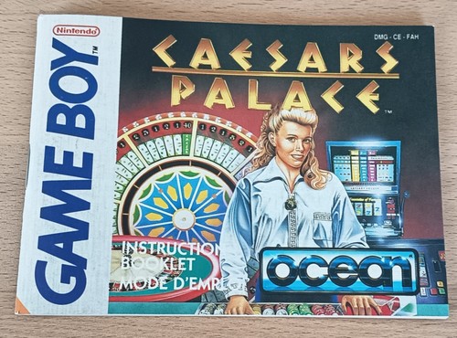 Notice game boy caesars palace - game,