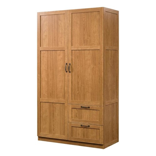 Brown wood armoire with - wood,