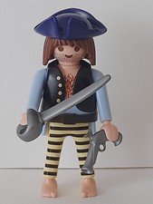 Playmobil character pirate captain for boat sailboat treasure island