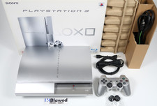 SONY PLAYSTATION 3 PS3 Satin silver CECHL00 Console 80GB F/S Tested Japan Import
