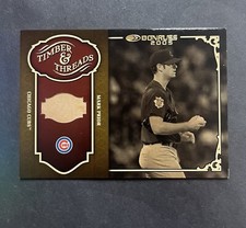 2005 Donruss Timber & Threads Bat Mark Prior #TT-27 Bat Relic