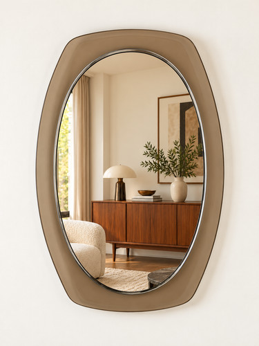 Miroir vintage cadre verre - miroir,