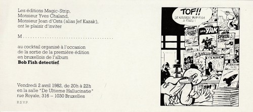 Chaland carte invitation - chaland,