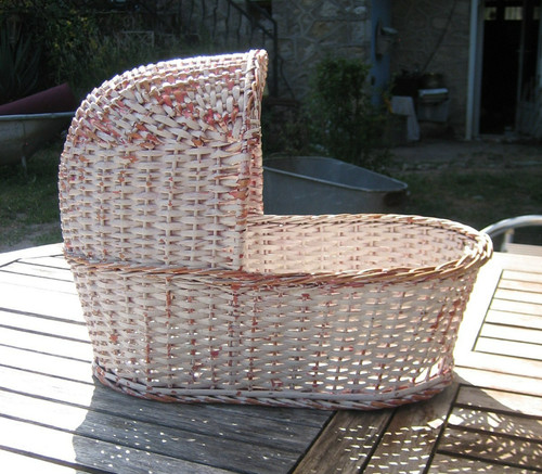 Ancien couffin berceau - couffin,