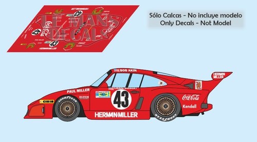 Autocollants porsche 935 le - 935, k3