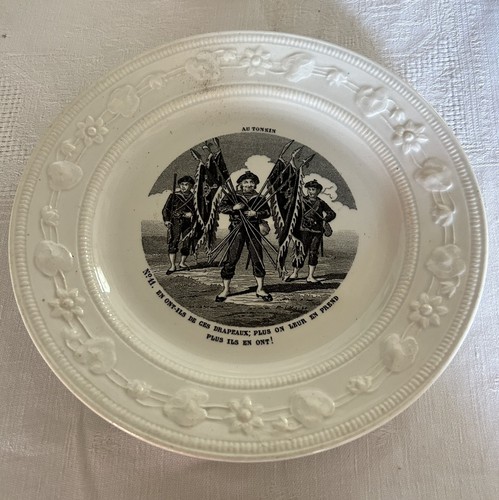 Assiette militaire parlante - assiette,