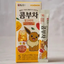 Damteo Pokémon Kombucha (thé faible en calories) Mango Rich 25g (5g*5-Stick)