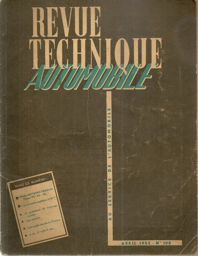 Revue technique automobile 108 - technique,