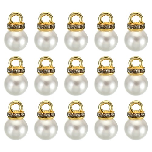 8mm faux perle pendentifs - perle,