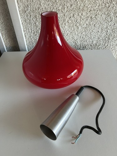 Vintage abat jour rouge - ,