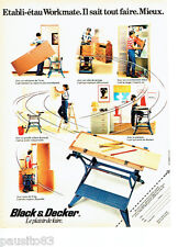 1982 ADVERTISING 056 ADVERTISEMENT Established Noose Workmate Black & Decker