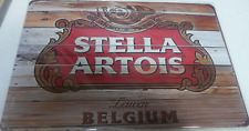 Plaque Métal Tôlée Vintage 20X30 CAFE BAR BIERE  STELLA ARTOIS Neuf Nwetg