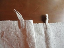 Grand drap de bain ancien en