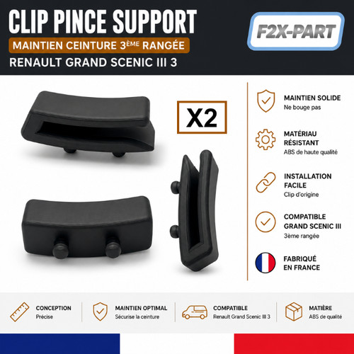 Lot clips maintien - 2,