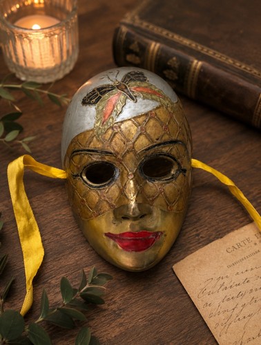 Masque vénitien alliage - masque,