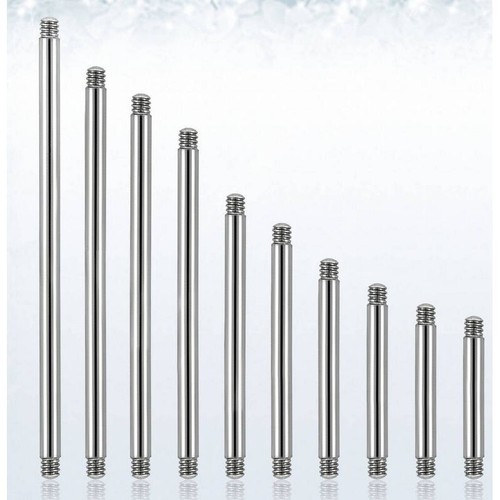 Lot barre tige - 4, piercing