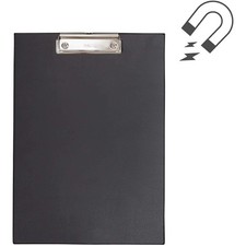 [2334990] Maul Porte-bloc Carton plastifié A4 avec 2 aimants au verso Noir