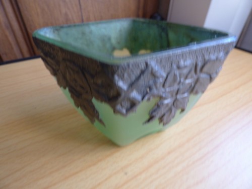 Ancien vase pate verre et - vase, de